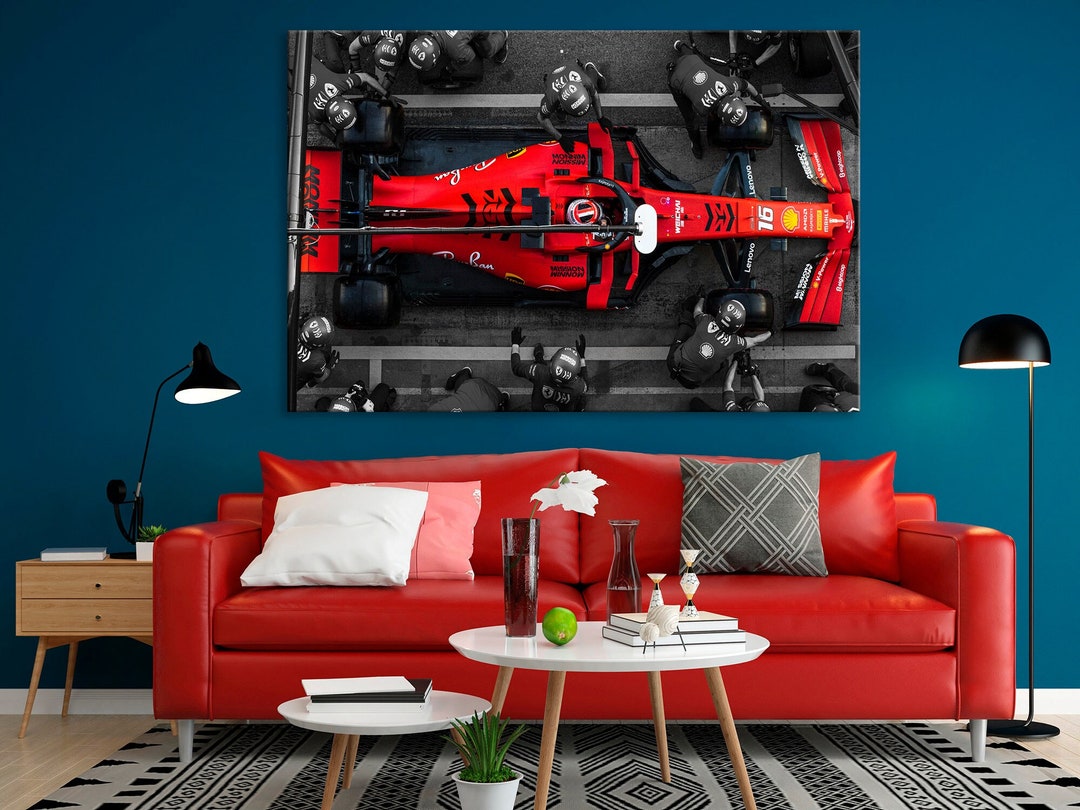 Formula 1 Wall Art Formula 1 Canvas Print Racing Wall Art Gift Etsy
