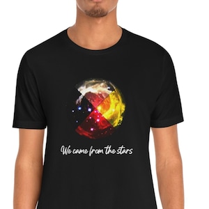 We came from the stars Unisex Jersey Short Sleeve Tee Medicine Wheel Tshirt Four Colors T-shirt Indigenous Father Sky Starseed USA