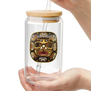 Mond Maske Sipper Glas 16oz