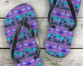 Lila Libellen Flip Flops USA Natur