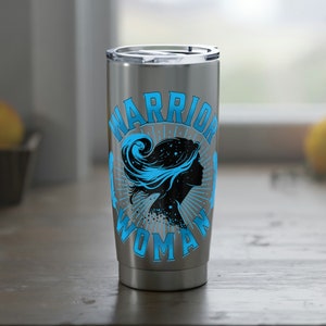 Warrior Woman Vagabond 20oz Tumbler Women Power Travel Cup Indigenous Native Mug Culture Traditional Gift for Mom Grandma
