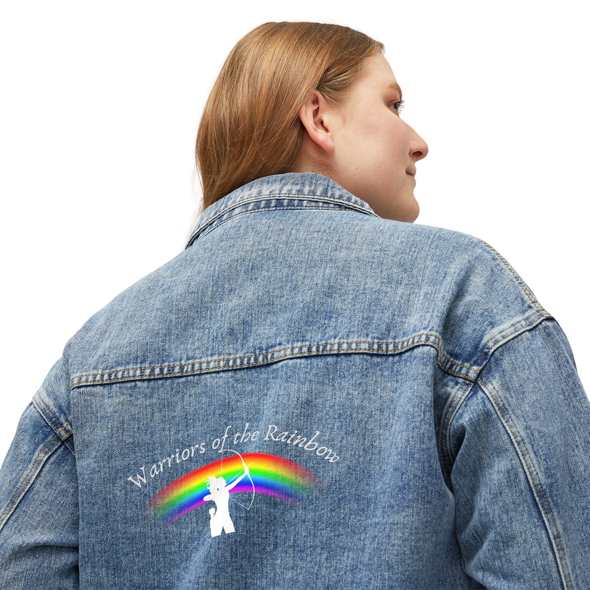 Warriors of the Rainbow Women's Denim Jacket - Etsy