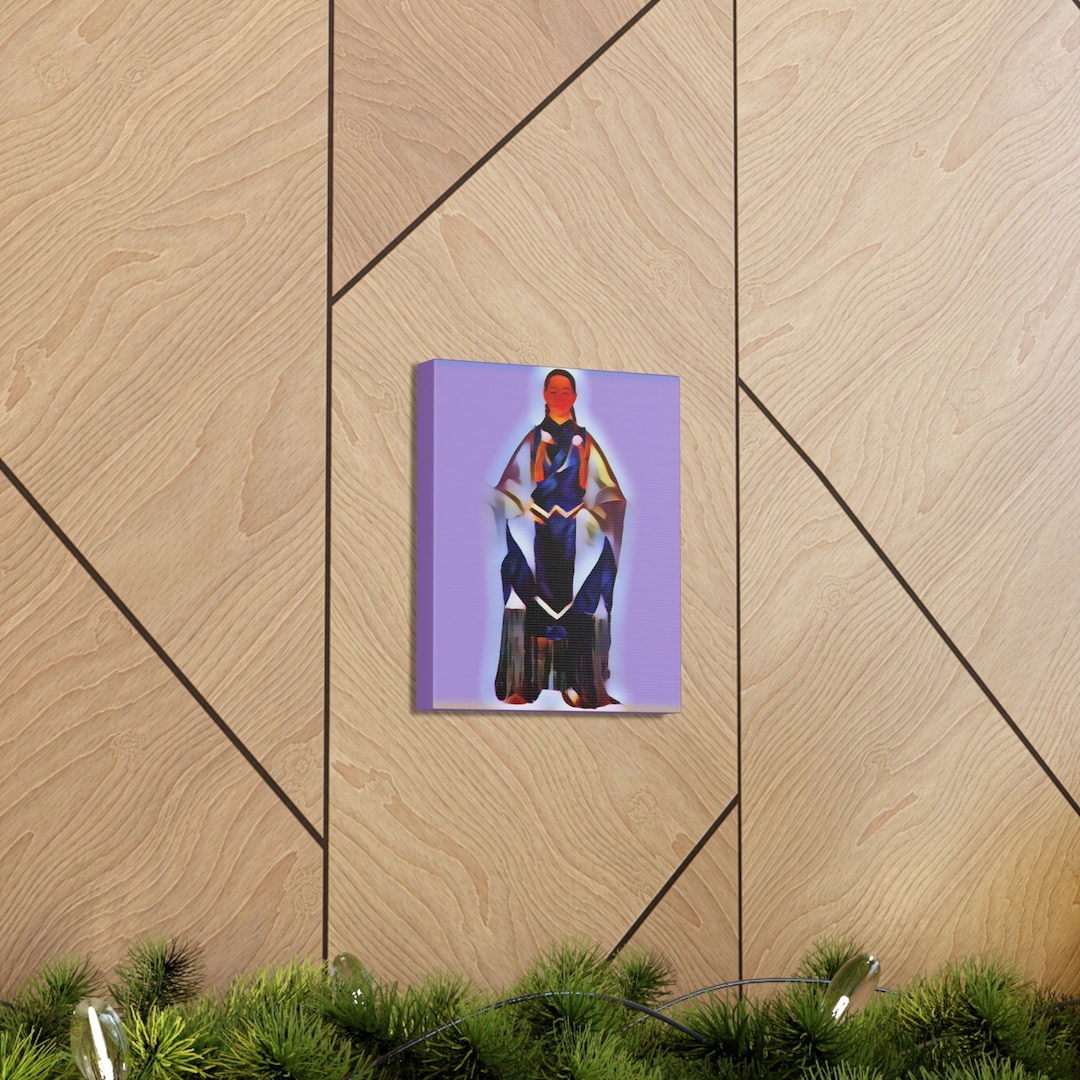 Native American Dancer Canvas Print: Powwow Spirit Lady Art - Etsy