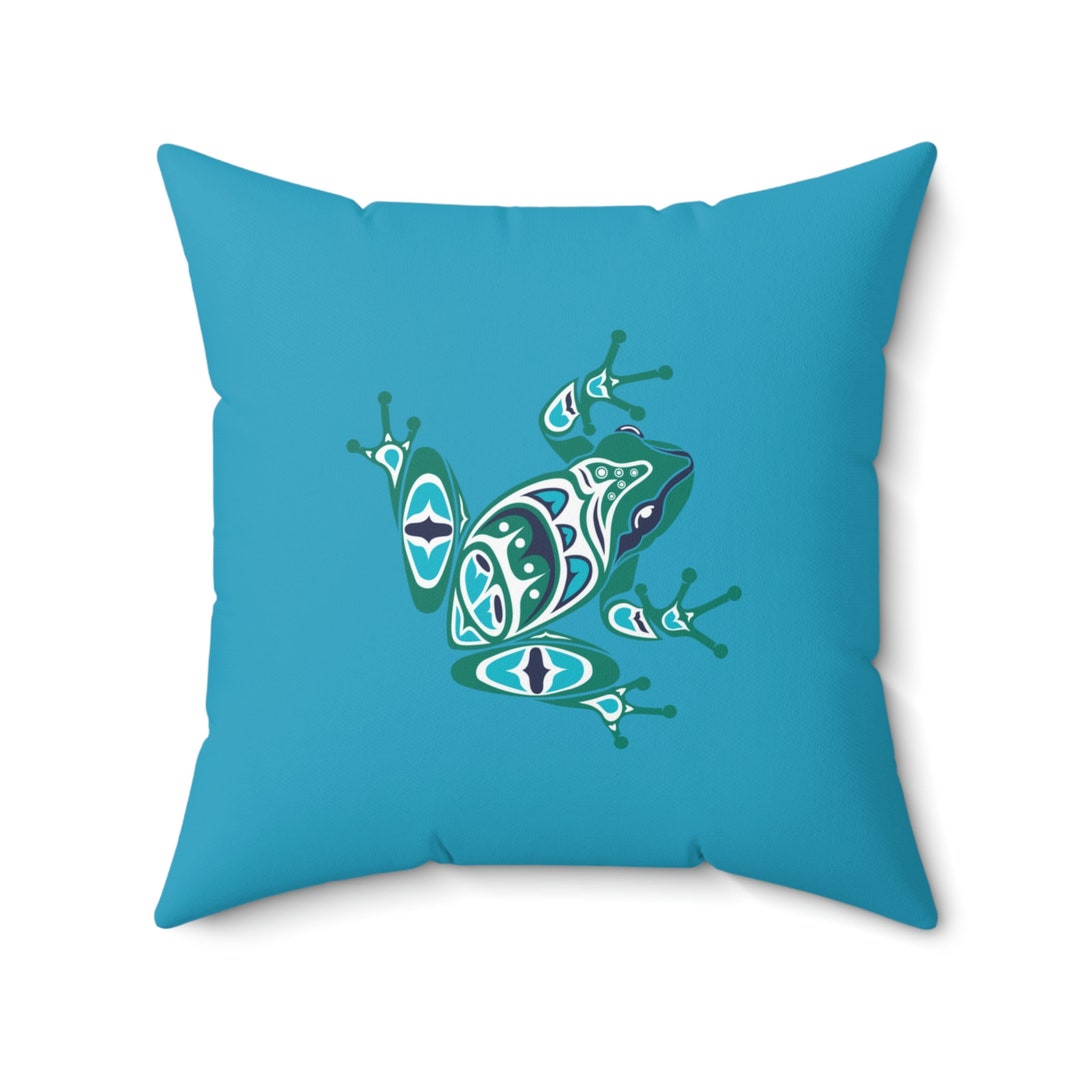 Frog Pillow Case: First Nations Indigenous Design - Etsy