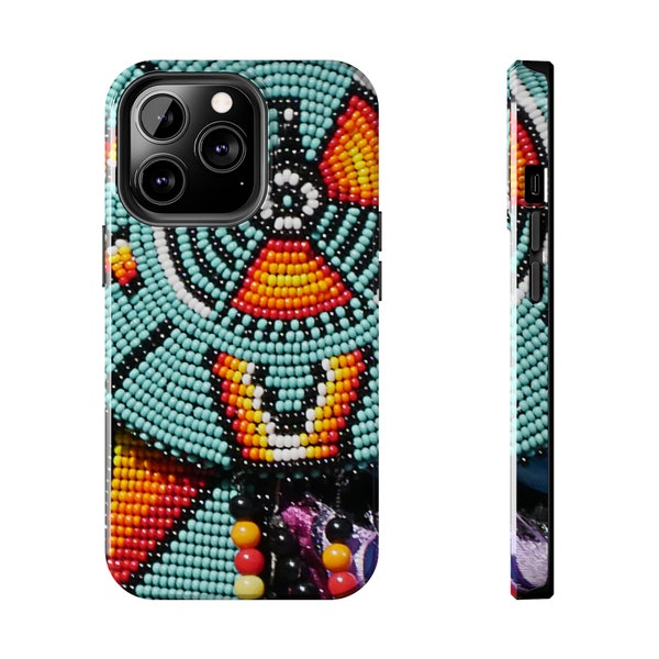 Beadwork Design (not real beads) case Indigenous Beading Lover Phone Cover for Native American Bead  Cell Phone Case First Nations