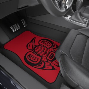 Native Coastal Design Bird Car Mats (Set of 4)