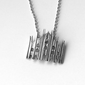 ITALY DUOMO the MILAN- pendant in silver 925% handmade- Lamu Tanya Jewelr design- made in Italy - Italy collection- big version-