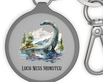 Loch Ness Monster Keyring, Nessie Key Chain, Lochness Monster Key Ring, Keychain Gift, Cryptid Gift, Scotland Gift,Lake Monster Gift Key Fob