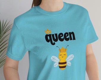 Queen Bee Tee, Queen Bee T-Shirt, Bee Lover TShirt, Bee Keeper Shirt, Mom Bee Shirt Gift, Save the Bees Queen Bee Gift, Bees Gift For Her