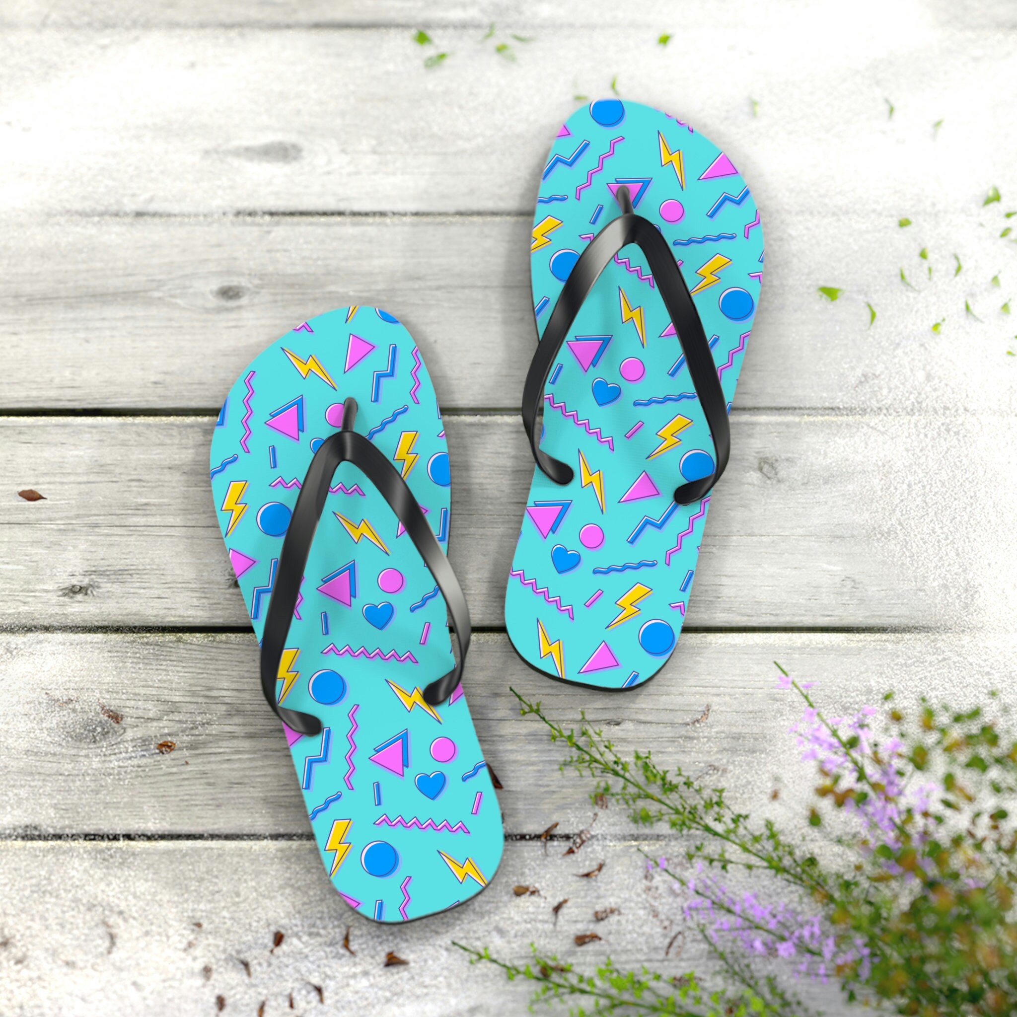 Vintage unisex Lightning Bolt flip flops Reef Little Boys 7/8 Flip Flops Sandals Boys Little Ahi  main image 4