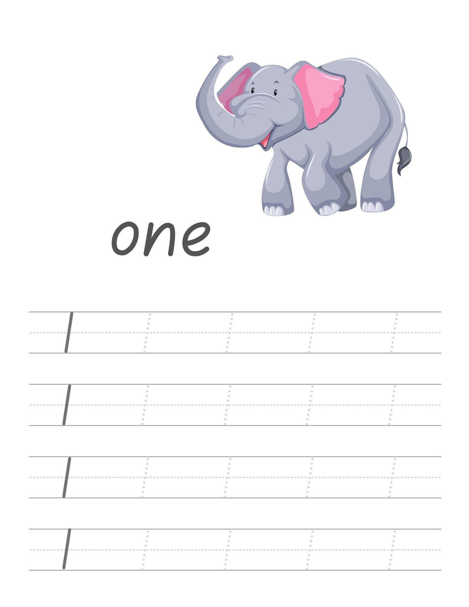 Numbers 1-10 Tracing Worksheets, Count Animals 30 Math Pages, Pre ...