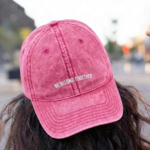 We Belong Together Harry Styles Cap bestickt  - Aperture Lyrics - Kiss all the time - Disco, occasionally - Vintage Look