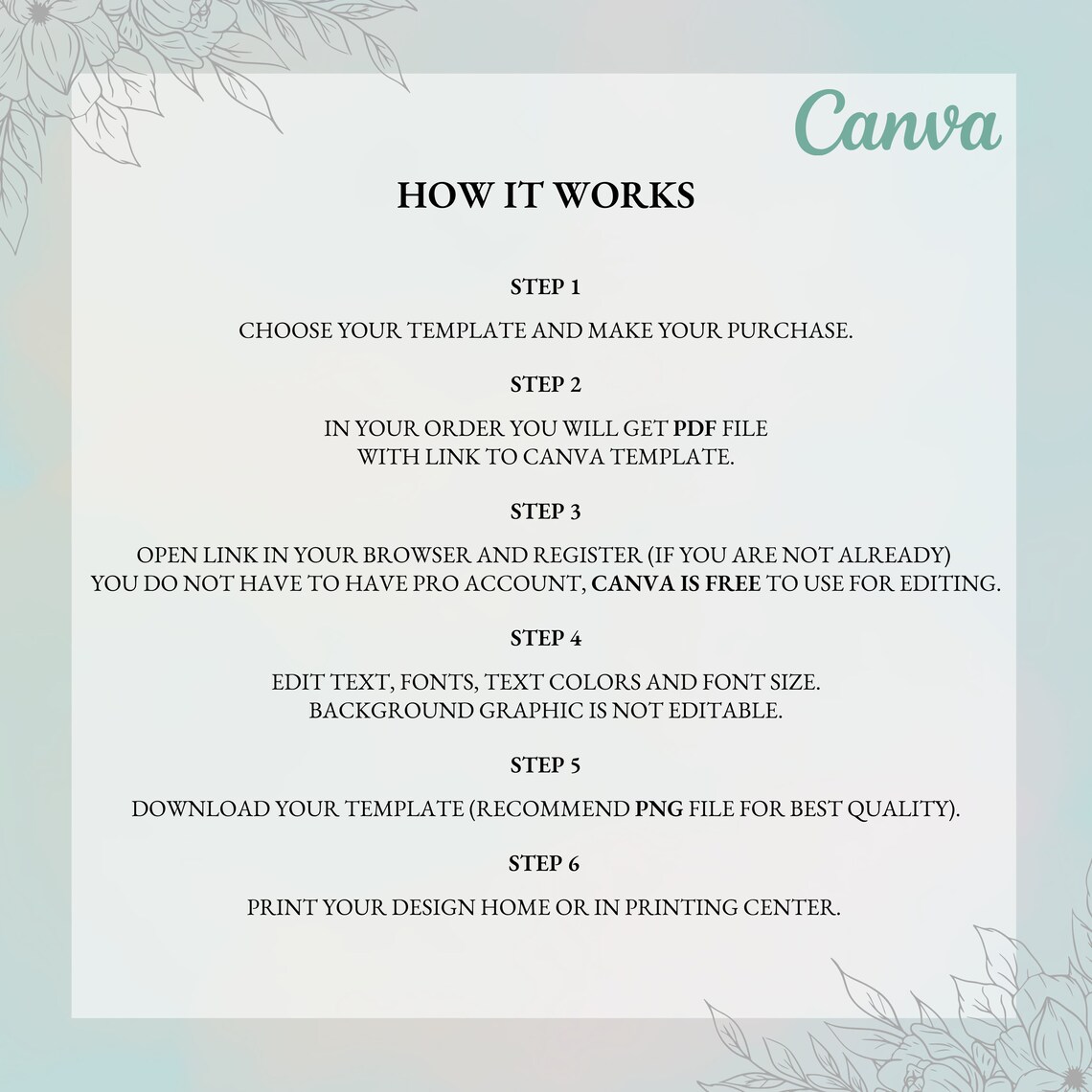 Romantic Wedding Table Name Tag Template Aesthetic Boho Etsy