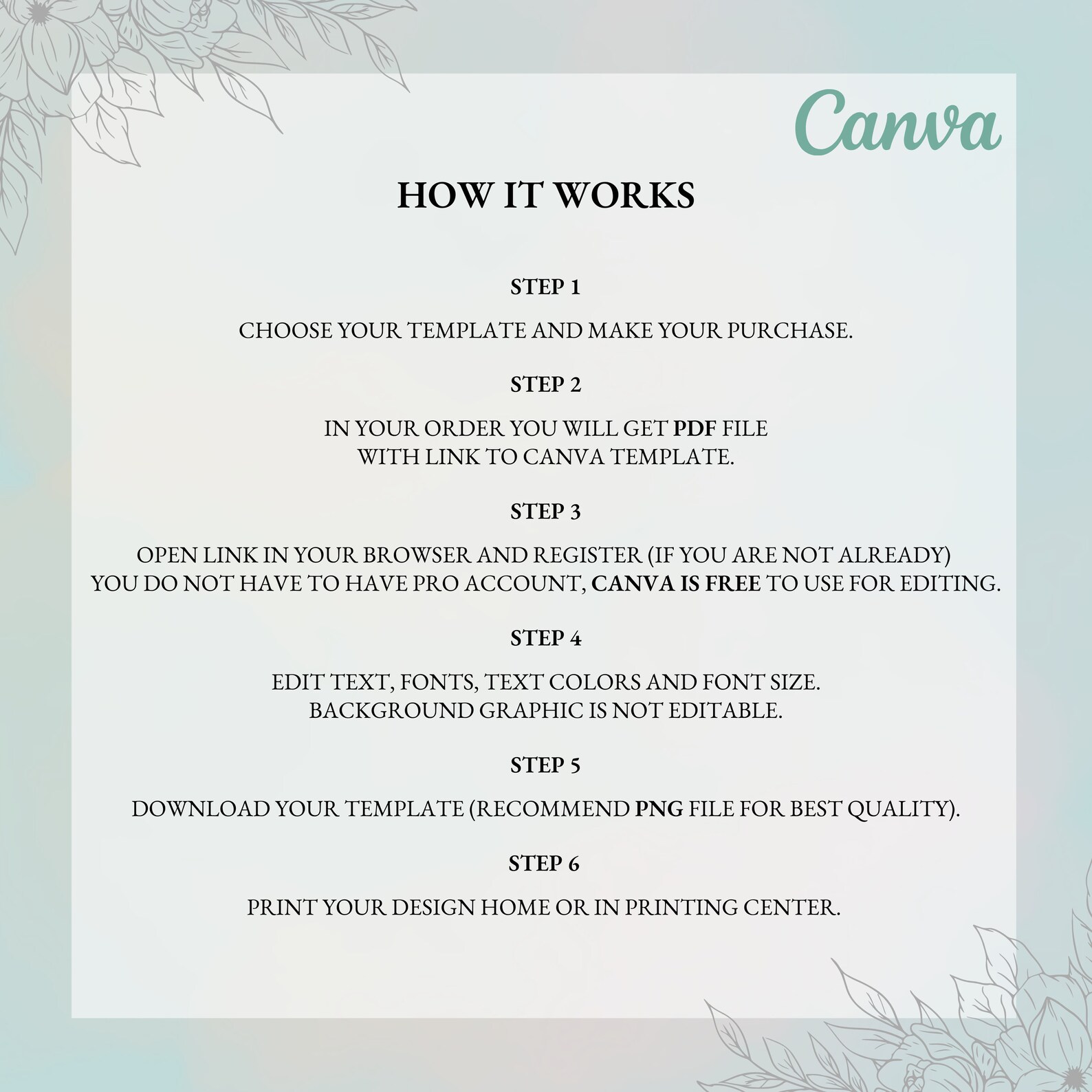 Romantic Wedding Table Name Tag Template Aesthetic Boho Etsy