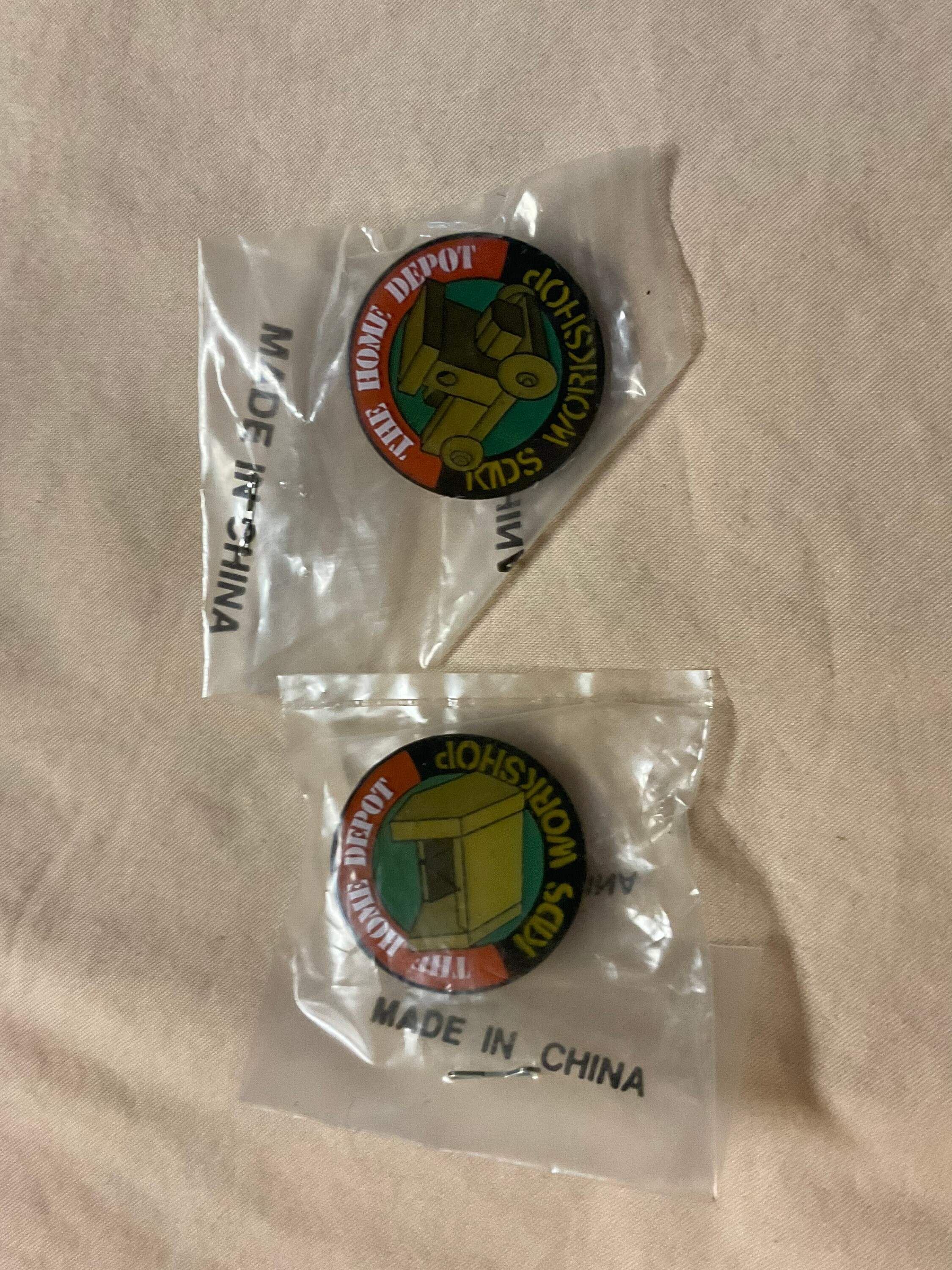 Vintage Home Depot Kids Pins Etsy