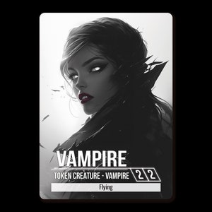 Token de Vampiro - Carta Personalizada Alternativa Arte Completa Alta Qualidade