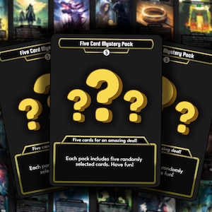 Mystery Custom Booster - 5 Zufällige Custom Karten mit alternativem Design