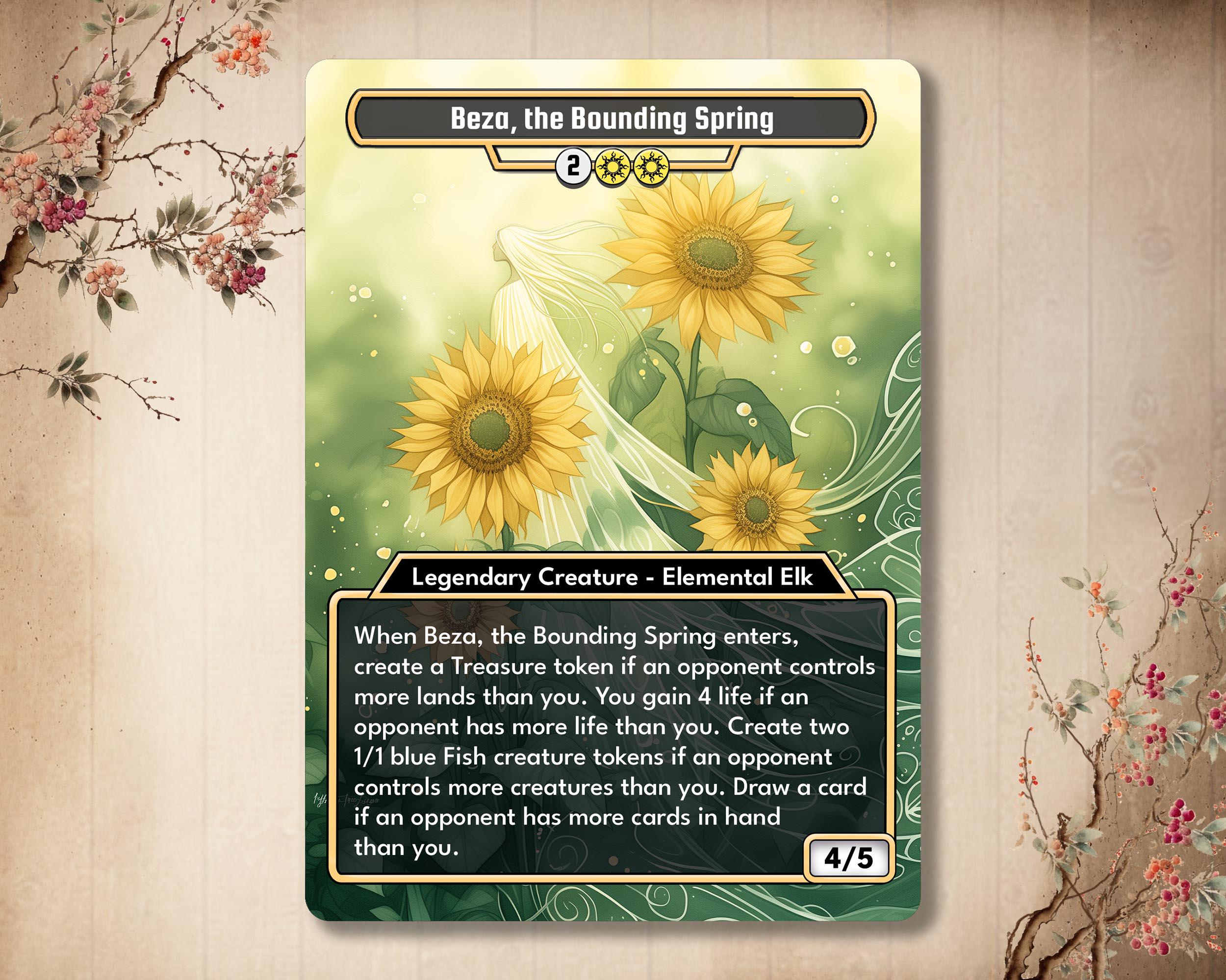 Beza, the Bounding Spring - Custom Card High Quality [ Alter Art