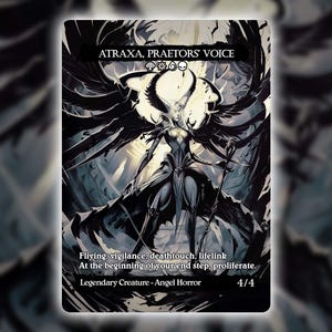 Atraxa, Prätorens Stimme - Custom Card, High Quality Angel Card [ Alter art / Full Art ]