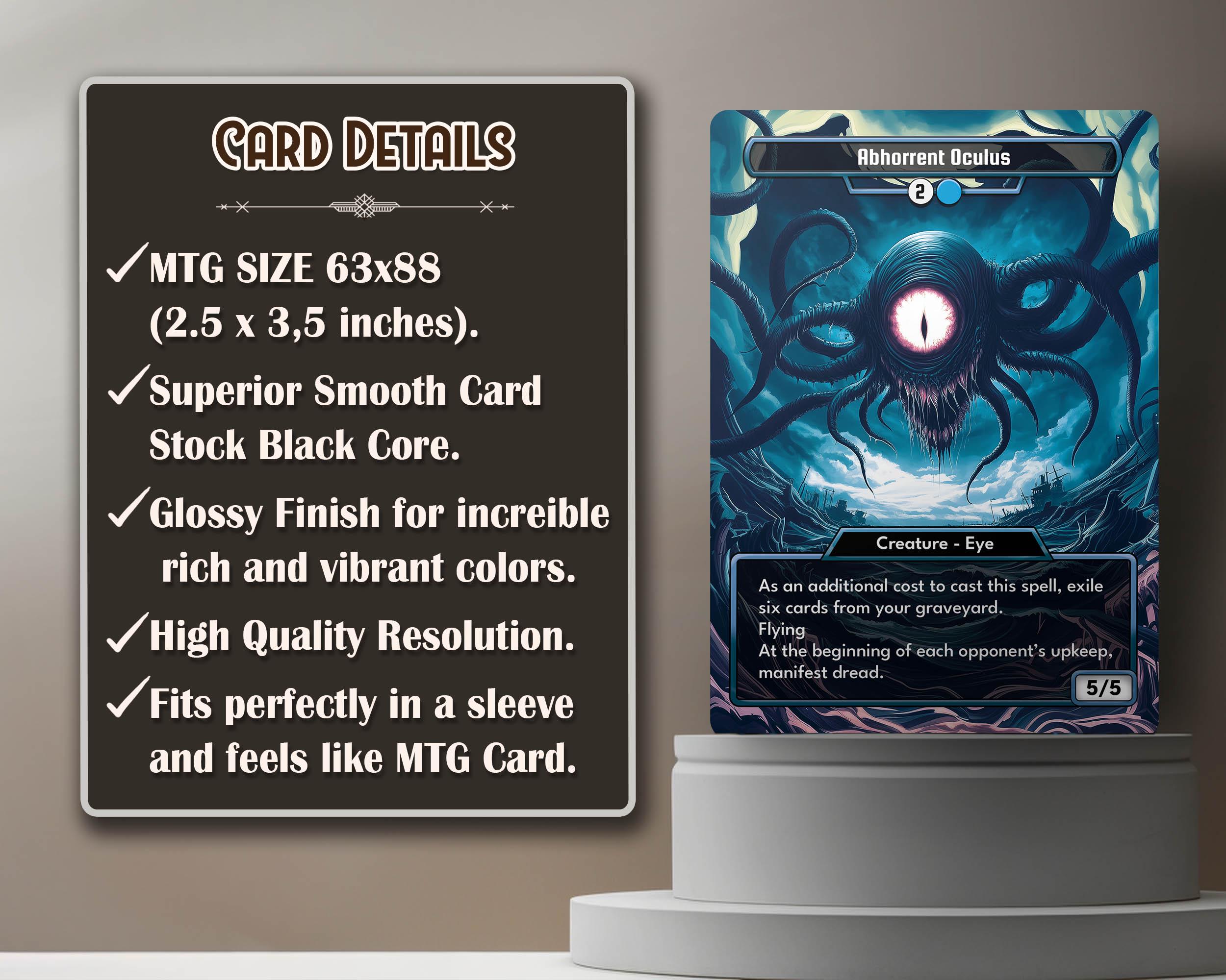 Abhorrent Oculus Custom Proxy Card | Full Art Horror - Etsy Abhorrent Oculus Custom Proxy Card | Full Art Horror - Etsy