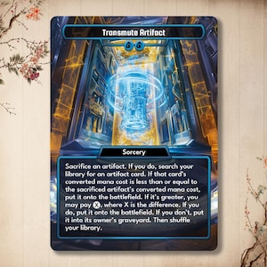 Mtg Transmute Artifact - Etsy
