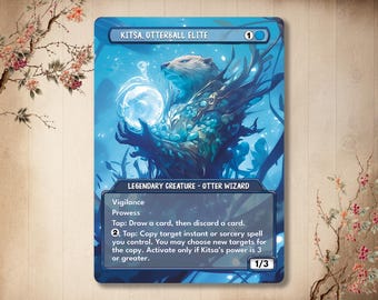 Kitsa, Otterball Elite - Custom Card Proxy with Full Alter art