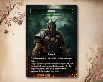 Berserk (custom Card Alternate Art) - Etsy