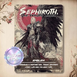 Emblema Sephiroth 1 - Carta personalizada *Japonés* Arte, Héroes de fantasía Arte completo Alter