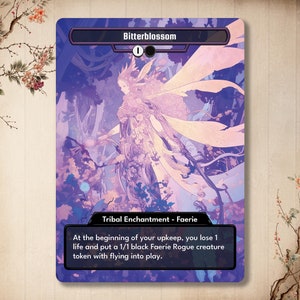 Fleur amère #1 - Carte personnalisée de haute qualité avec un autre graphisme