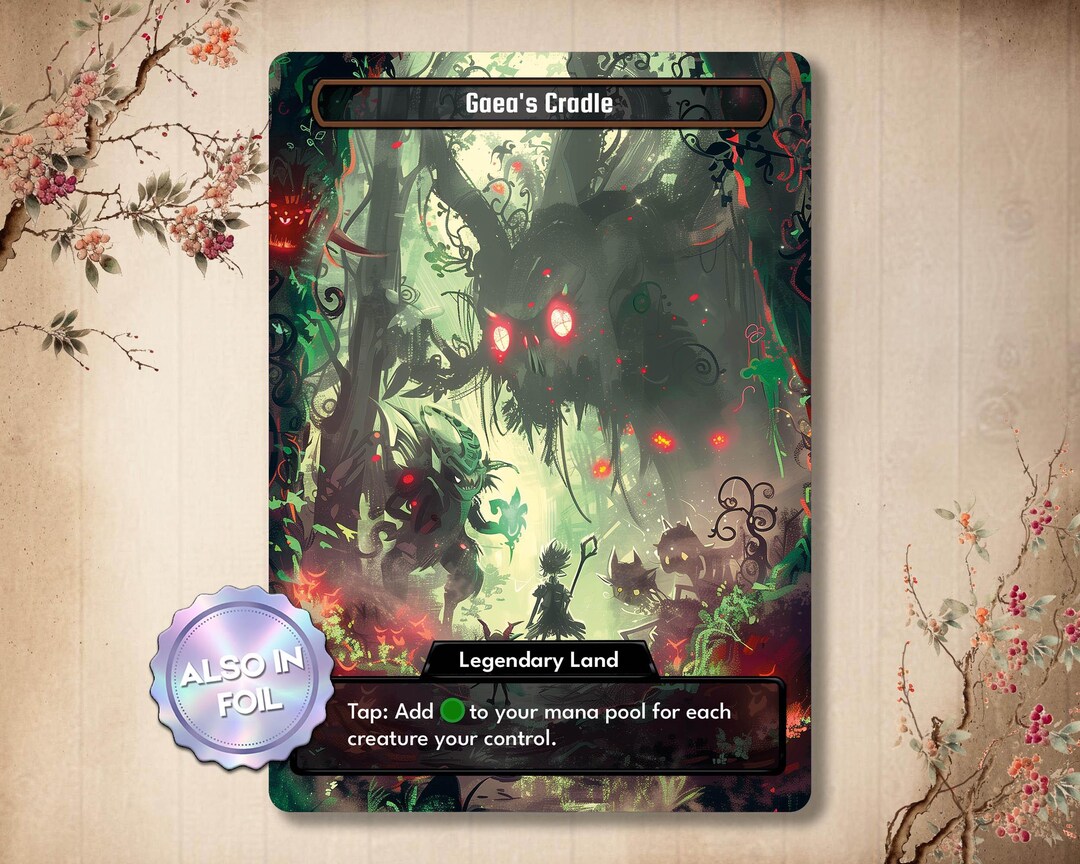 Gaea's Cradle #2 - Custom Card With Alternate Full Art - Etsy