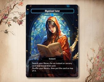 Mystical Tutor Proxy – Carta Alter Full Art / EDH Blue Instant