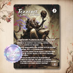 Tezzeret Cruel Captain Proxy Card – Japanese Full Art Alter