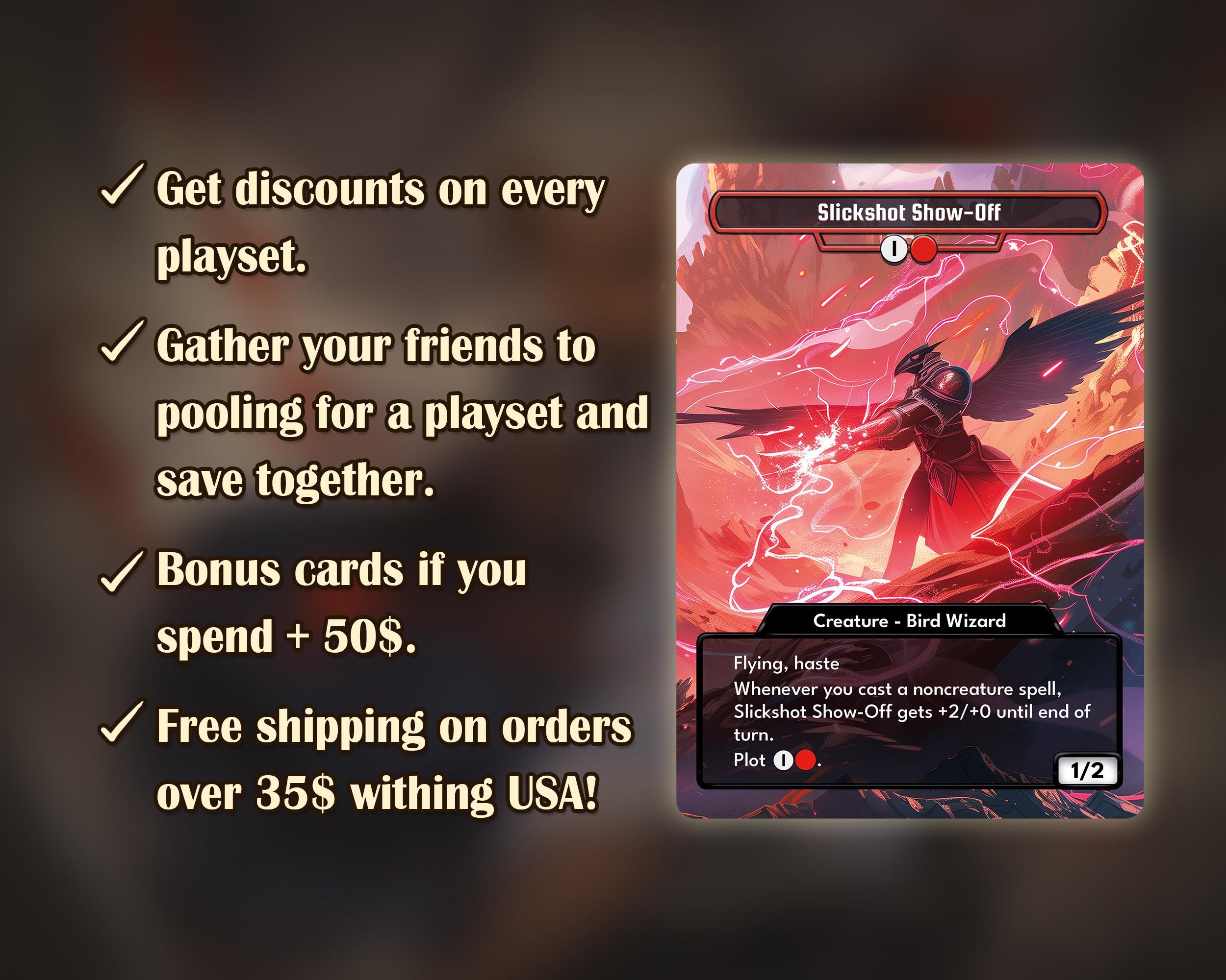 Slickshot Show-off - Custom Card Alter Full Art - Etsy