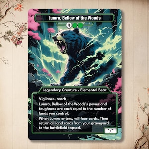 Lumra, Bellow the woods - Proxy carta personalizzato, Alter art alternativo completo
