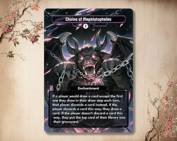 Chains of Mephistopheles - Custom Card High Quality Card With