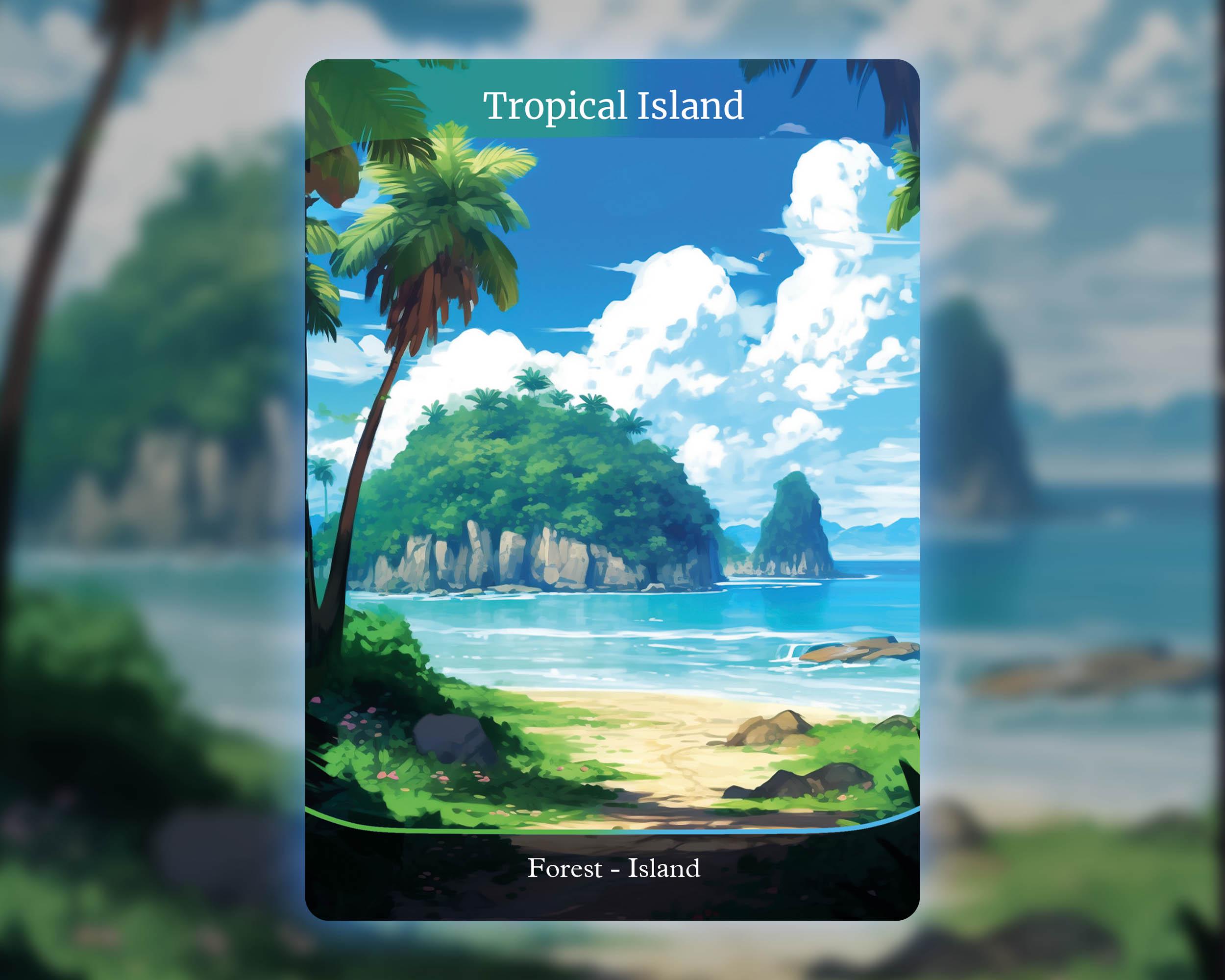 Tropical Island Mtg - Etsy