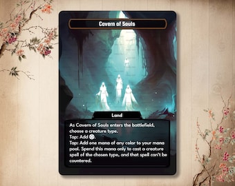 Cavern of Souls - Custom Card, High Quality Land Card, with alternate art