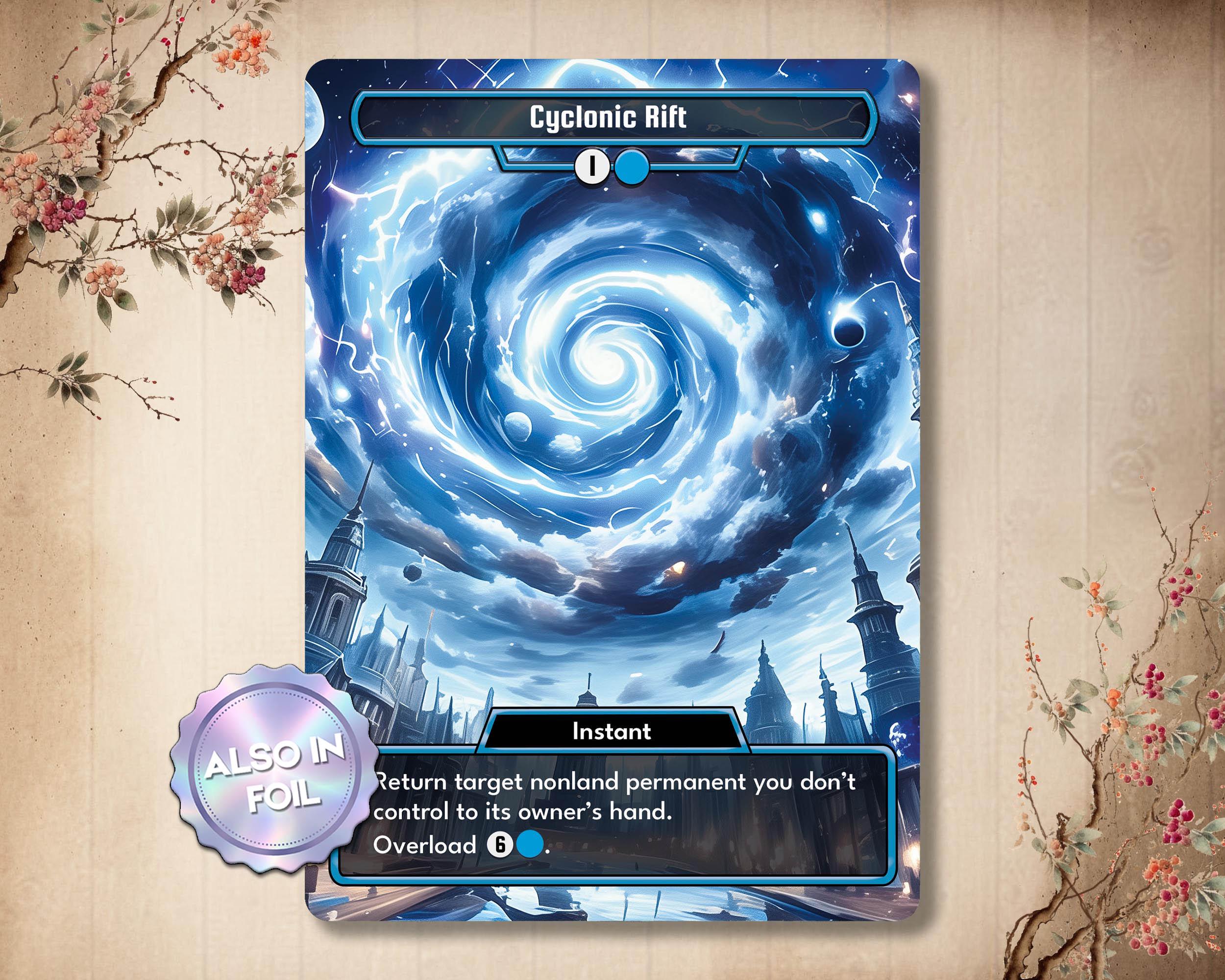 Cyclonic Rift Custom Cyclonic Rift - Custom Card High Quality Card With Full Alternate Art ...