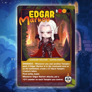 Edgar Markov - Custom Card Chibi Alternative Full Art Style
