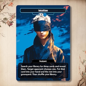 Intuïtie: aangepaste kaart *magisch* Hoge kwaliteit [Alter art / Full Art]