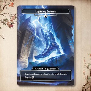 Lightning Greaves - Carta personalizzata, carta di alta qualità con grafica alternativa