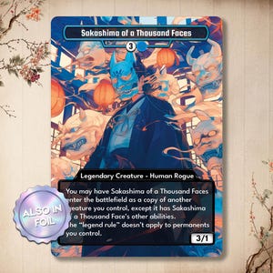 Sakashima of a Thousand Faces - Custom Card with alternate art