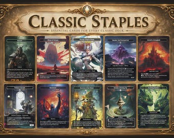 Classic Staples - Custom Proxy Cards | Vintage Cards Alternative art