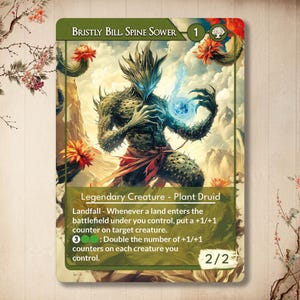 Bristly Bill, Spine Sower - Carta personalizzata *Arte giapponese*, Arte completa Alternativa Alter art