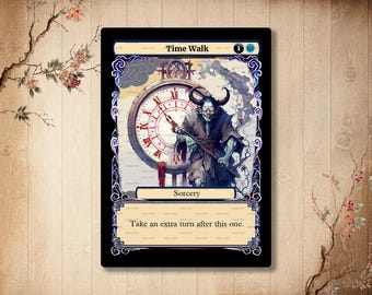 Time Walk / Proxy Custom Card / Classic Japanese Art Style