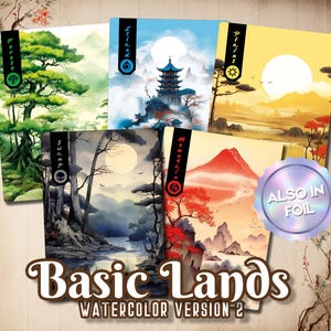 Terre Base - Acquerelli Terre Base / Carte Personalizzate Proxy EDH