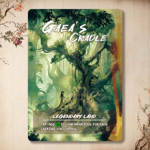 Gaea's Cradle - aangepaste kaart *Japanse* alternatieve kunst, volledige kunst EDH Kunst wijzigen