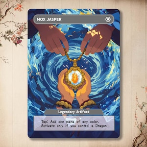 Mox Jasper - carte personnalisée, art complet Manga/Anime EDH Alter Card
