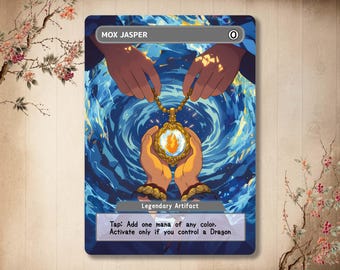 Mox Jasper / Tarjeta personalizada Proxy / Anime Manga EDH Arte completo