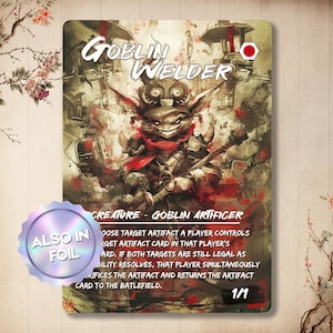 Goblin Welder - Custom Card *Japanese* Full Art with Alternative art